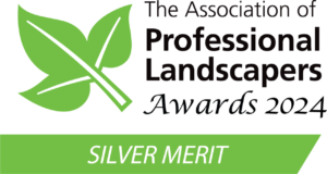 The Association of Professional Landscapers Silver Merit Award for Bramley Apple Garden Design 2024